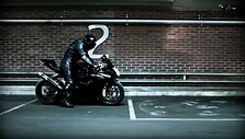 &bdquo;Ghost Rider&ldquo; motociklininkas