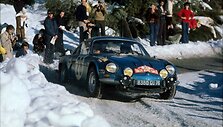 1973 m., &bdquo;Renault Alpine A110&ldquo; Monte Karlo ralyje