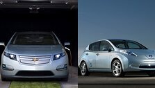 &bdquo;Nissan Leaf&ldquo; ir &bdquo;Chevrolet Volt&ldquo;. Kuris i&scaron; elektromobilių taps populiaresniu?
