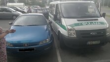 Policijos mikroautobuso užstatytas &bdquo;Peugeot&ldquo; 