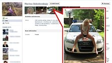 Policijos pareigūnės Facebook profilis