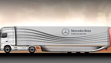 Aerodinami&scaron;kas &bdquo;Mercedes-Benz&ldquo; vilkikas