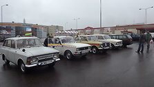 Senovinių &bdquo;Moskvitch&ldquo; kelionė į Čekiją