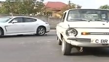 &bdquo;Porsche&ldquo; ir zaporožiečio avarija