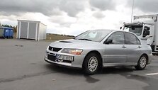 Joanos Survilaitės vairuojamas &bdquo;Mitsubishi Lancer Evo&ldquo;
