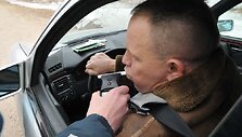 Žygio &bdquo;Susiprask, Lietuva!&ldquo; metu kelių policijos sustabdyti vairuotojai džiugino &ndash; i&scaron;gėrusiųjų tądien nebuvo.
