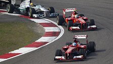 F-1 lenktynės Kinijoje