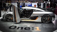 Greičiausias Ženevoje &bdquo;Koenigsegg One:1&ldquo;