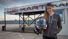 Agnė Vičkačkaitė-Lauciuvienė &bdquo;Ozi Kart&ldquo; kartodrome