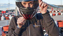 Agnė Vičkačkaitė-Lauciuvienė &bdquo;Ozi Kart&ldquo; kartodrome