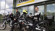 I&scaron; kairės: Vaidotas Žala ir Aidas Bubinas