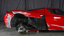 Sudaužytas &bdquo;Ferrari Enzo&ldquo;