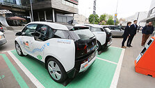 &bdquo;CityBee&ldquo; elektromobilių įkrovimo stotelės prie Vilniaus savivaldybės atidarymas