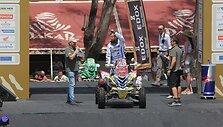 Dakaro ralio dalyvių podiumas