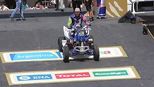 Dakaro ralio dalyvių podiumas