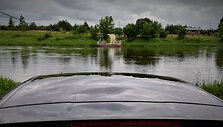 &bdquo;Porsche Macan&ldquo; prie Padalių-Čiobi&scaron;kio kelto