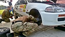 &bdquo;Karys-lenktynininkas&ldquo; projekto nugalėtojai &bdquo;DHL Rally Elektrėnai&ldquo; varžybose