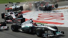F-1 Italijos GP: starte įvykusi avarija