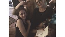 Monikos Linkytės gimtadienio &scaron;ventės akimirka