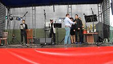 Balsių bendruomenės &scaron;ventės akimirka