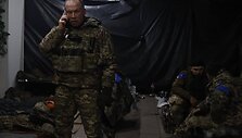 Soledare lankėsi Ukrainos kariuomenės Sausumos pajėgų vadas Oleksandras Syrskis