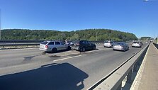 Vilniuje Oslo gatvėje susidūrė automobiliai, susidarė spūstis