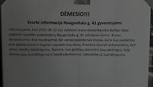 Nelegalios pastate Naugarduko g. 41, Vilniuje