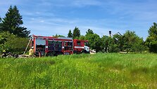 Vilniaus rajone, už Nemenčinės, pirmadienį per gaisrą name žuvo žmogus
