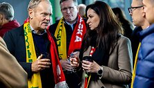 Inga Ruginienė ir Donaldas Tuskas