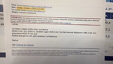 Elektroninis lai&scaron;kas dėl asignavimų Kra&scaron;to apsaugos ministerijai
