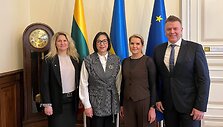 I&scaron; kairės: Renata Kurmin, Rima Popovienė, Anna Kuznecovienė ir Aleksandras Brokas