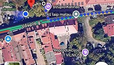 Priedangos Vilniuje, Užupio rajone