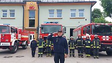 Visa Lietuvos ugniagesių bendruomenė atidavė pagarbą gaisro metu mirusiam Lazdijų rajono savivaldybės prie&scaron;gaisrinės tarnybos ugniagesiui Albinui Karaliūnui