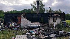 Per gaisrą Kedonių kaime sudegė namas