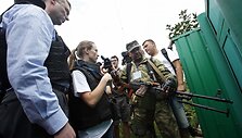 Malaizijos lėktuvo &bdquo;Boeing 777&ldquo; katastrofos vieta rytų Ukrainoje