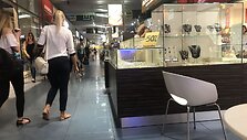 Po liūties vanduo užtvindė prekybos ir pramogų centro &bdquo;Akropolis&ldquo; parduotuves