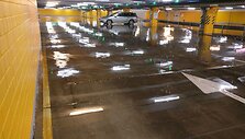 Liūtis apsėmė prekybos centro &bdquo;Panorama&ldquo; požeminę automobilių stovėjimo aik&scaron;telę
