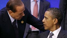 Silvio Berlusconi ir Barackas Obama