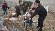 Molėtų raj. naikinamos konfiskuotos prekės