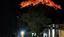Balio saloje esančio Agungo ugnikalnio i&scaron;siveržimas