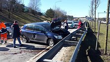&Scaron;alia Gariūnų &ndash; trijų automobilių avarija