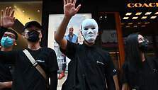 Protestai Honkonge
