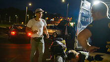Valstybės dienos proga &ndash; trispalvė i&scaron; dūmų