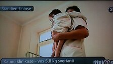 Kauno medikams atvežta septynmetė nesvėrė nė &scaron;e&scaron;ių kilogramų