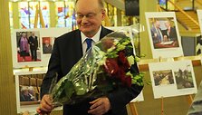 Seime pristatyta Česlovo Jur&scaron;ėno jubiliejui skirta paroda