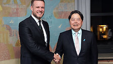 G.Landsbergis Miunchene susitiko su Japonijos užsienio reikalų ministru
