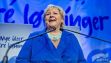 Norvegijos premjerė Erna Solberg