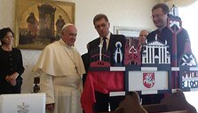 Premjeras Algirdas Butkevičius susitiko su Popiežium Pranci&scaron;kum