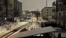 Naujamiestyje vidury gatvės i&scaron;siveržė fontanas