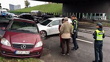 Avarija Geležinio Vilko gatvėje